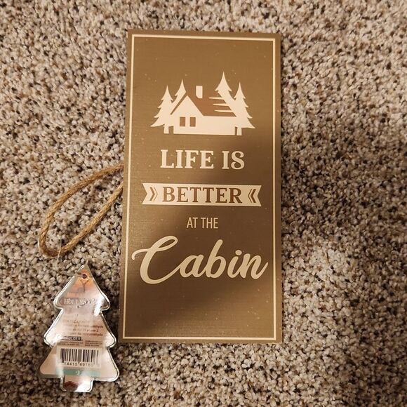 "Life is better at the cabin wood decoration - Picture 2 of 2
